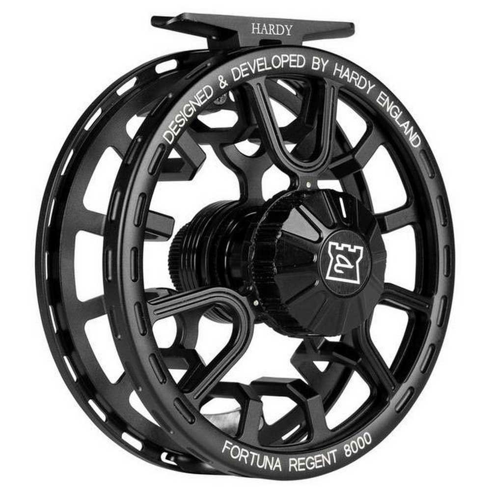 Hardy Fortuna Regent Fly Fishing Reel Silber 12000 von Hardy