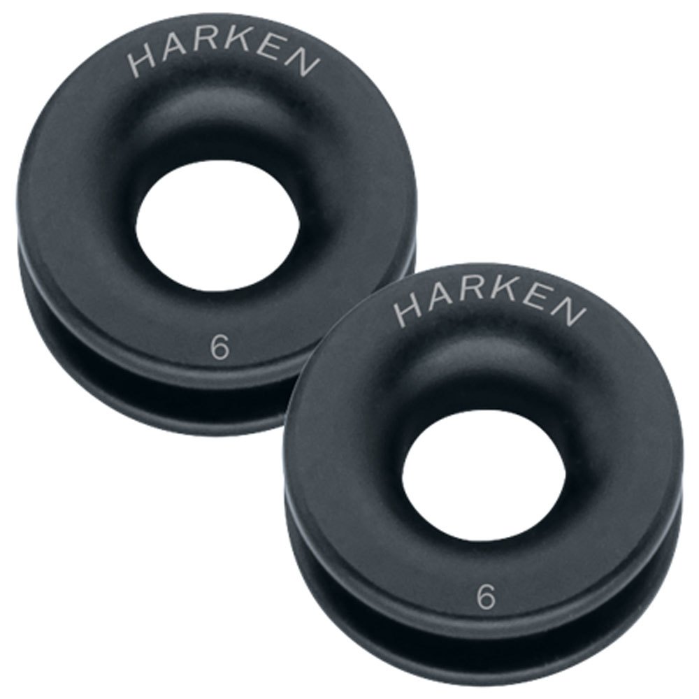 Harken Lead Ring 6 Mm 2 Units Schwarz von Harken