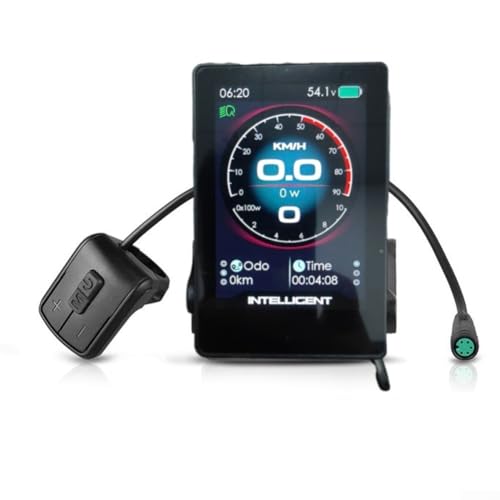 860C LCD E-Bike Display, unterstützt 3/5/9 Geschwindigkeitsmodi, 24-52V Nennspannung, wasserdicht IP65 Bewertung von Hasaller
