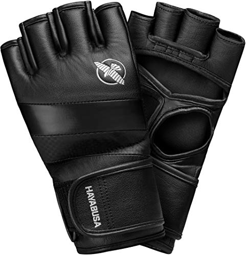 Hayabusa T3 4oz MMA Handschuhe. Ideal für Kampf, Sparring oder Schlag - Schwarz, Größe L von Hayabusa