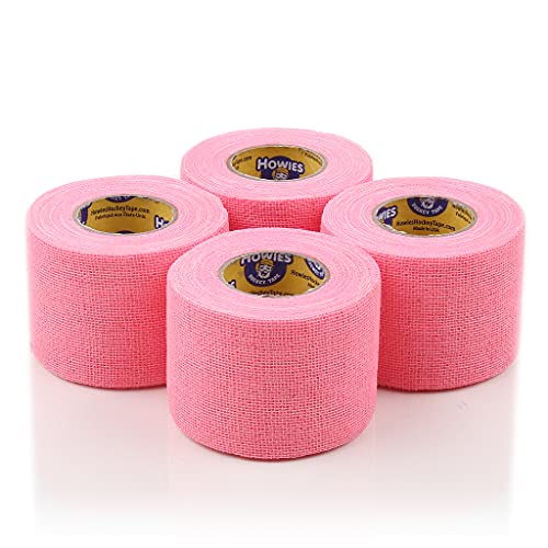 Howies Hockey-Tape – Pro und Stretch Grip Hockey-Tape (4 Stück) Coband Coband Cohesive Wrap… (Pink Pro) von Howies