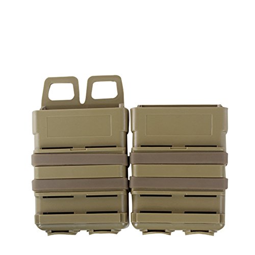 Tactical Camo Fast Mag 5.56 Medium Magazintasche Halter Befestigung Box Beutel für M4 MAG Polymer Multicolors von Huenco