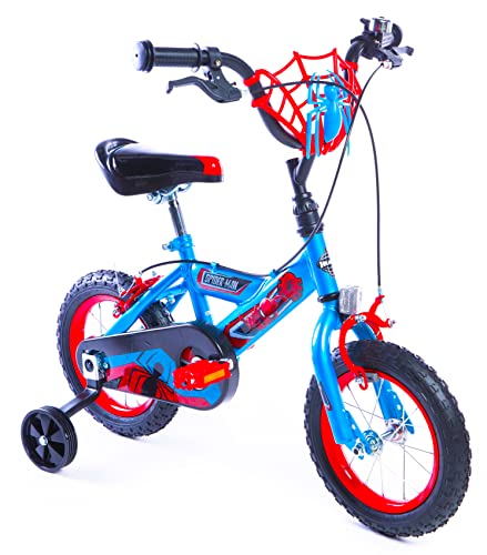 Huffy Jungen Marvel Spiderman 16 Zoll Fahrrad Spider Man Bike, Blau von Huffy