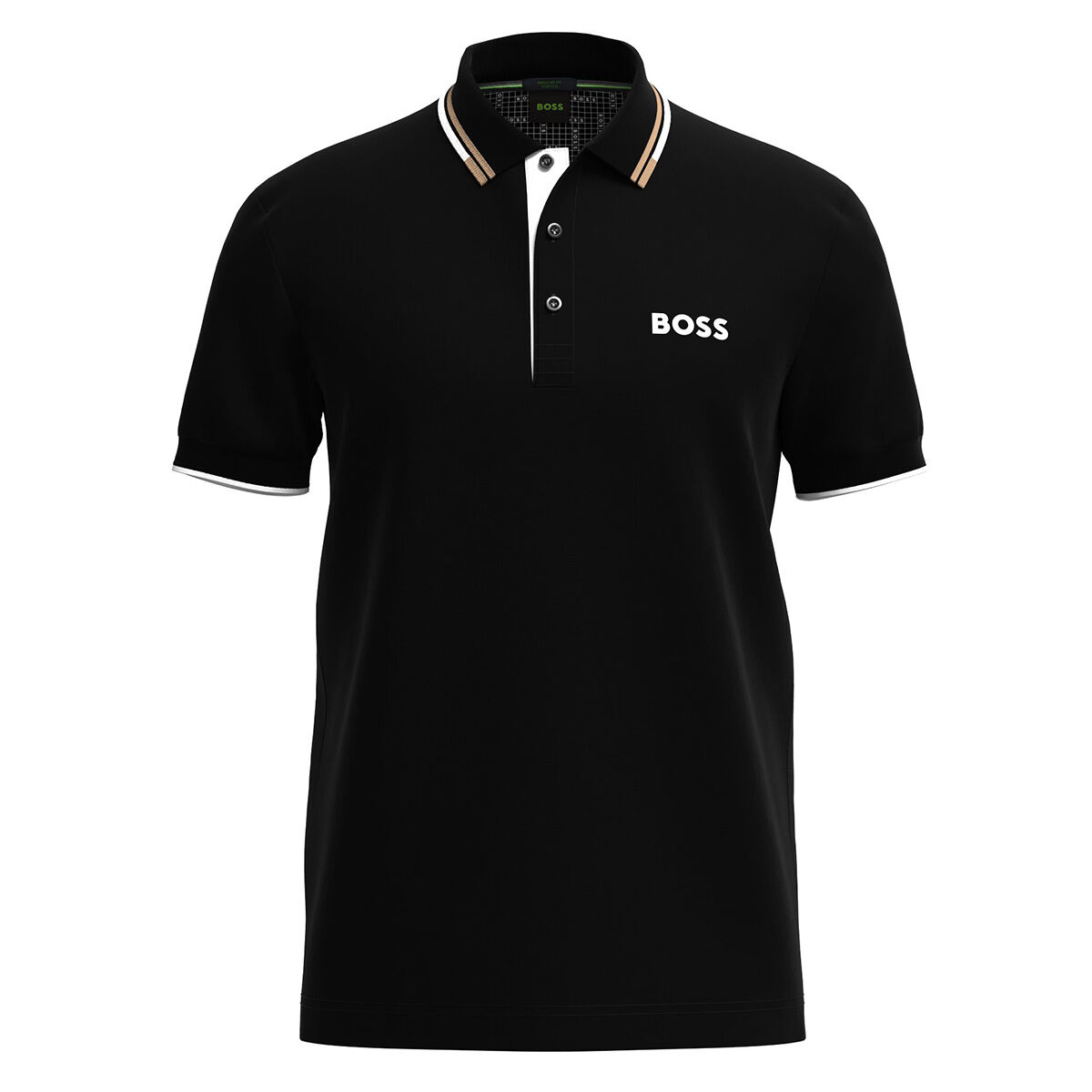 Hugo Boss Men's Paddy Pro Golf Polo Shirt, Mens, Black, Xxl | American Golf von Hugo Boss