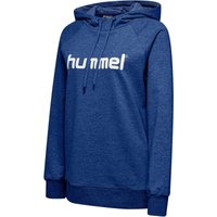 hummel GO Baumwoll Logo Hoodie Damen true blue M von Hummel