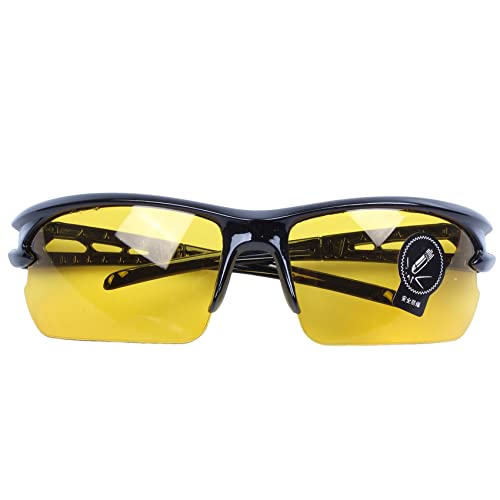 Hundnsney Black Rahmen Gelb Nachtsichtblatt Im Freien Radfahren Sonnenbrille von Hundnsney