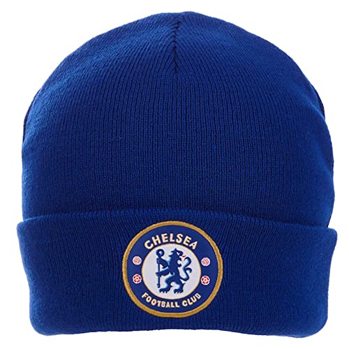 ND Sports Combat Chelsea FC Strickmütze mit Wappen, Einheitsgröße, Königsblau von ND Sports