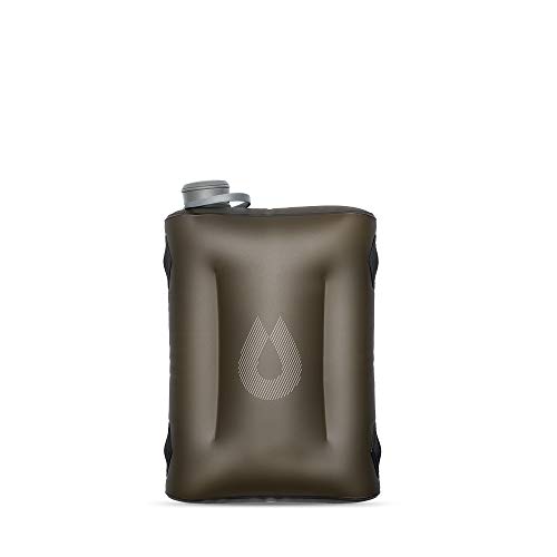 HydraPak Seeker Faltbarer Wasserspeicher (4 l/3,968.9 g) – BPA- und PVC-freier Camping-Trinkbehälter – Mammoth Grey von HydraPak