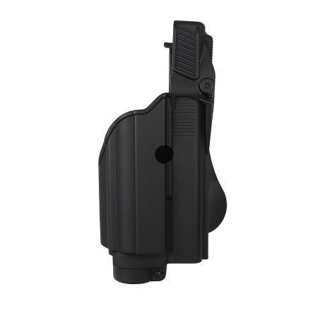 Glock 23 Tactical Light Tactical Laser Holster Level II Gen 4 Compatible Black and a Genuine IGWS's Firing Range earplugs kit. by IMI Israel von IMIIsrael