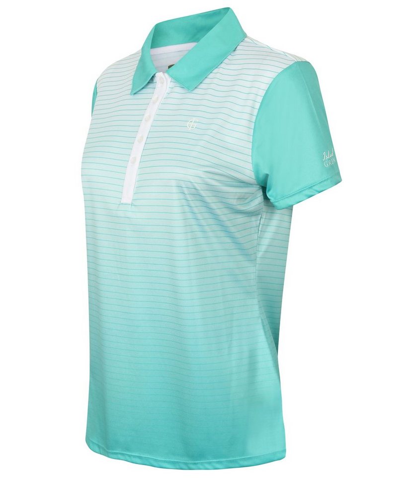 ISLAND GREEN Poloshirt Damen Polo Shirt Marke atmungsaktives Hightech-Material von ISLAND GREEN