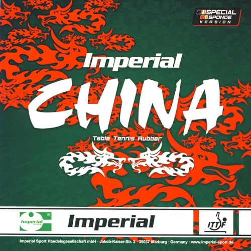 Imperial China Special Sponge (2,0 mm - rot) | - China Tischtennis Belag | ITTF | TT-Spezial - Schütt Tischtennis von Imperial