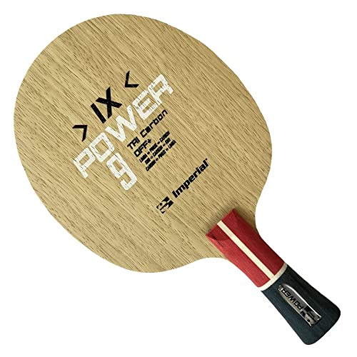 IMPERIAL Power 9 TRI Carbon Off+ (konkav) | + - Tischtennis Holz für den Wettkampf | TT-Spezial - Schütt Tischtennis von Imperial