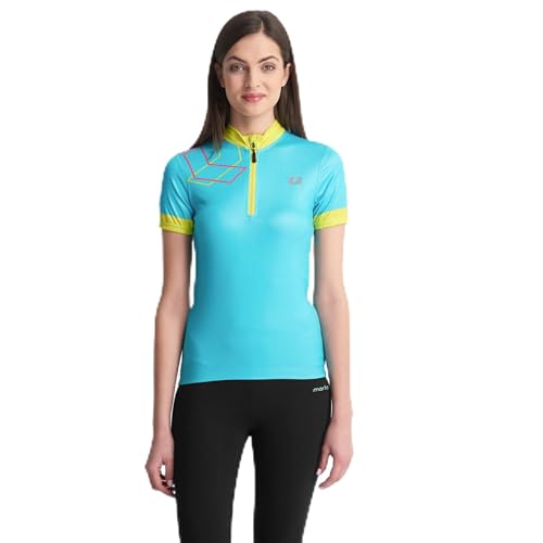 Intelligence Quality Damen Sore WMNS Cycling T-Shirt, Blue Curacao/Sulphur Spring, M von Intelligence Quality