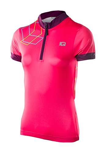 Intelligence Quality Damen Sore WMNS Cycling T-Shirt, Paradise Pink/Dark Purple, S von Intelligence Quality