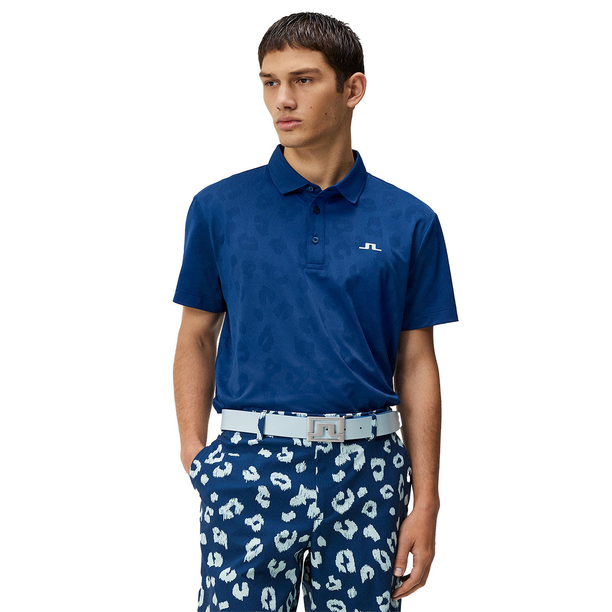 J.Lindeberg Men's Kim Golf Polo Shirt, Mens, Estate blue, Small | American Golf von J Lindeberg