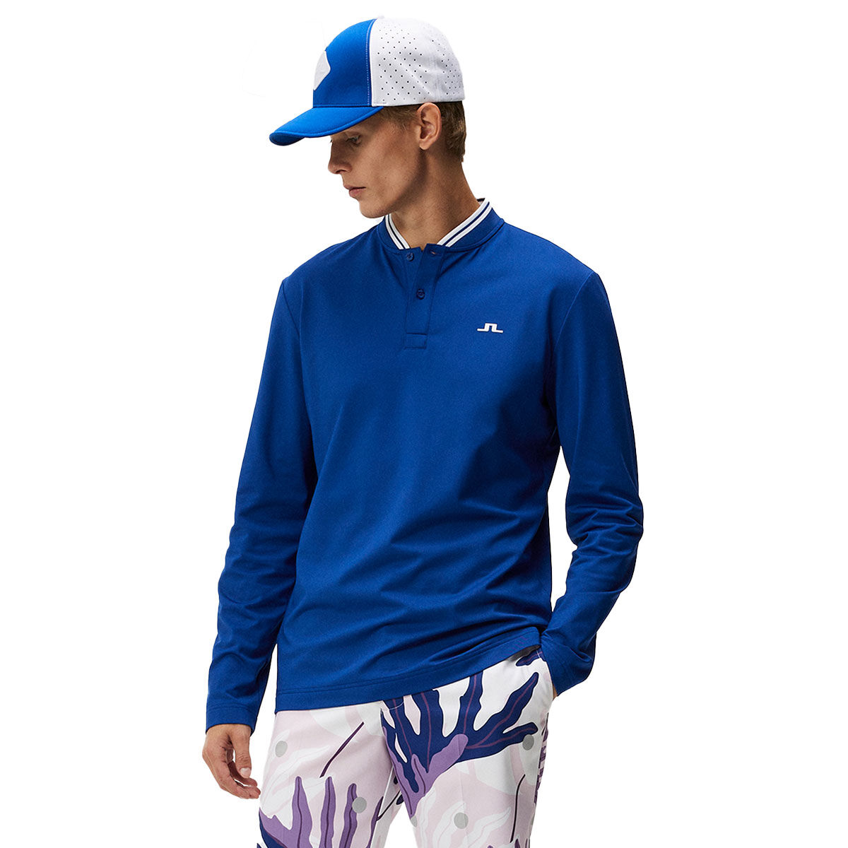 J.Lindeberg Men's Tyson Golf Polo Shirt, Mens, Sodalite blue, Small | American Golf von J Lindeberg