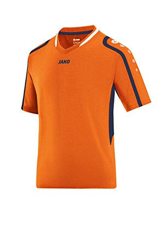 JAKO Herren Volleyball Trikot Block, Orange/Marine/Weiß, S, 4197 von JAKO