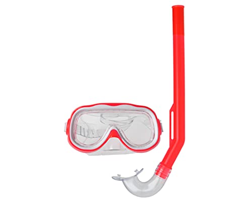 JSK Outdoor S1124339 Taucherbrille mit Kinderschlauch, 119117, Unisex, Erwachsene, Mehrfarbig, Einheitsgröße von ATOSA