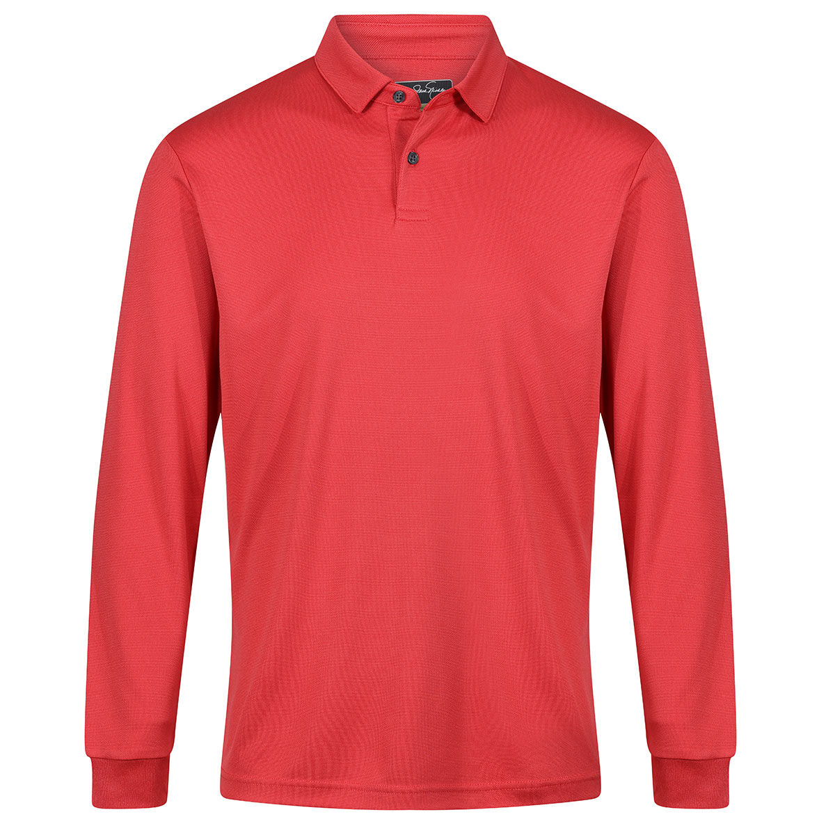 Jack Nicklaus Men's Classic Long Sleeve Golf Polo Shirt, Mens, Red, Small | American Golf von Jack Nicklaus