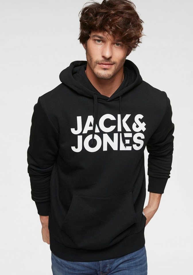 Jack & Jones Kapuzensweatshirt CORP Logo Hoodie mit Logoprint von Jack & Jones