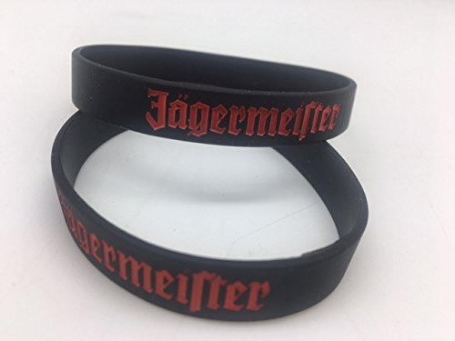 2 Jägermeister Freundschaftsarmbänder im Set Silikon Armband von Jägermeister