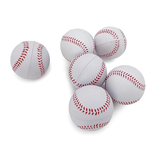 Jaegvida Schaumstoff-Basebälle Weiche Baseball-Schaumstoff-Trainingsbälle (Weiß, L) von Jaegvida