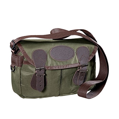 Jagdtasche -Tasche für Outdoor & Freizeit mit klassischen Lederbesätzen mit viel Stauraum für allerlei Utensilien Wald & Forst von Jagdaktiv