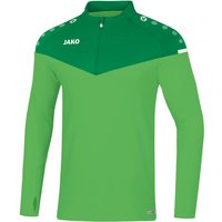 JAKO Champ 2.0 Ziptop Sweatshirt soft green/sportgrün 128 von Jako