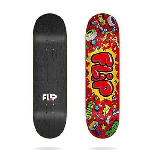 Jart Team Bang Red 7,87 x 29,5 Zoll Flip Deck Skateboard, Mehrfarbig (Mehrfarbig), Einheitsgröße von Jart