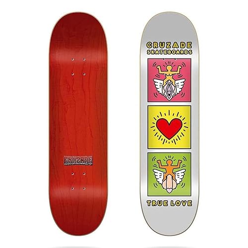 Jart True Love 20,3 x 80,9 cm Kreuzdeck Skateboard, Mehrfarbig (Mehrfarbig), Einheitsgröße von Jart