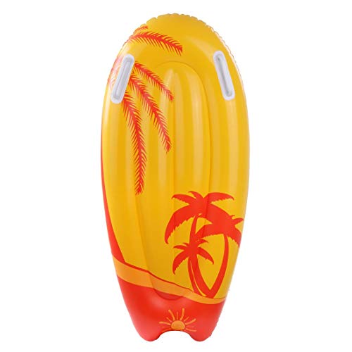 Jilong Kick-Board Orange Wave Wakeboard 95x45x15 cm Schwimmbrett Surfbrett Wellenreiter Luftmatratze von Jilong