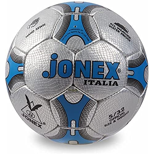 JONEX Unisex-Adult Italia PVC Footballs, White/Blue, 0 von Jonex