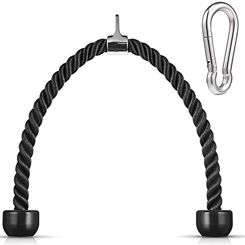 Josenidny Duty Trizeps Pull Down Rope 91,4 cm mit Schnapp,Fitness Befestigung Kabel Maschine Pulldown Seil Gym von Josenidny