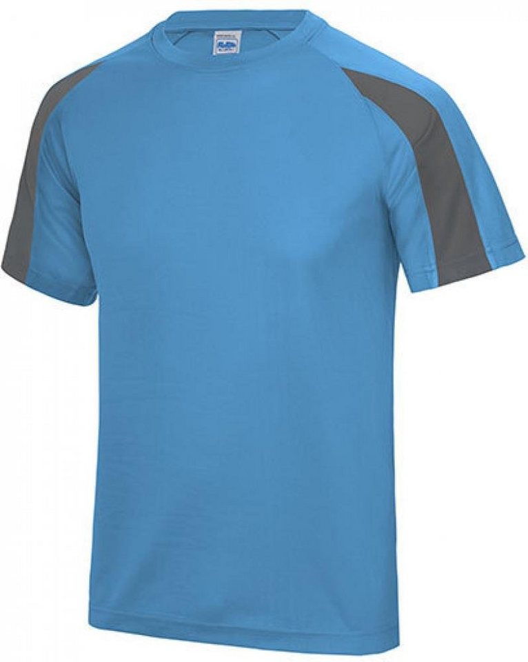 Just Cool Trainingsshirt Contrast Cool Sport T-Shirt + WRAP zertifiziert von Just Cool