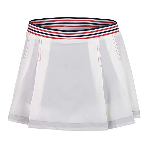 K-Swiss Damen Heritage Skirt Women Röcke, weiß, XS von K-Swiss