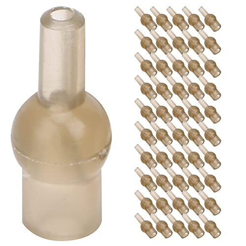 KAKAKE Angeltulpenperlen, Tulpenform, 50 Stück, 17 mm, Angeltulpenschlauch zum Angeln im Freien, zum Schutz von Angelknoten von KAKAKE