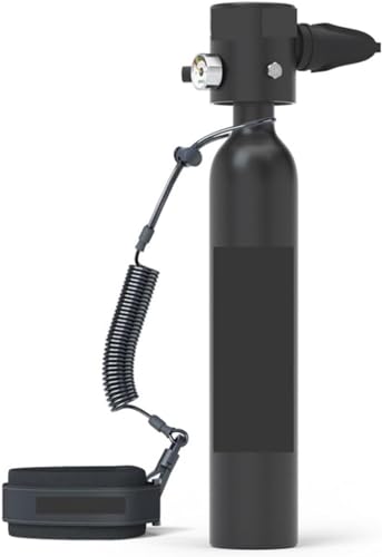 KANBUN Tauchflaschenausrüstung, 0,5 l, tragbare Tauchflasche, Tauchschnorchel, Mini-Unterwasserzylinder, Tauchausrüstung, professionelle Luftflasche, Tauchausrüstung (Farbe: Mini-Tank B, Größe: von KANBUN
