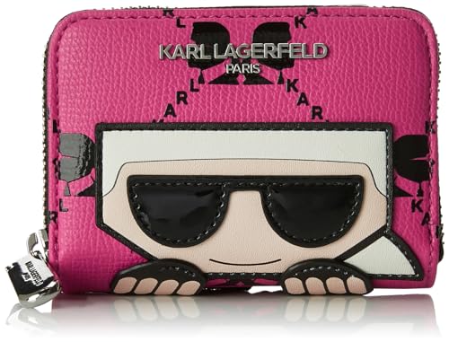 KARL LAGERFELD Paris Maybelle SLG Essential Wallet, Schwarz/Blüte, Einheitsgröße von KARL LAGERFELD