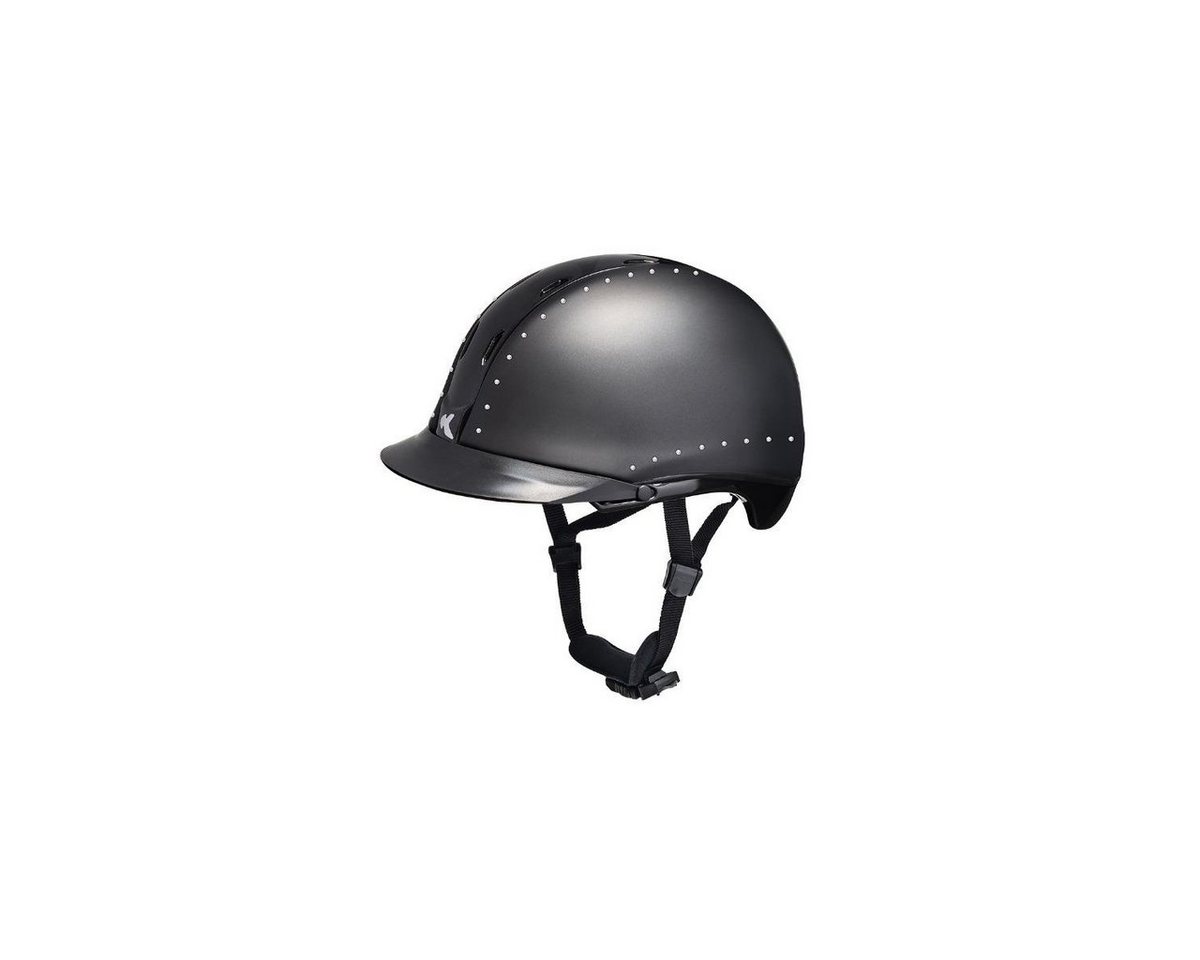 KED Helmsysteme Reithelm 21305600654 - KED - Tara Black Matt Glossy Crystal M von KED Helmsysteme