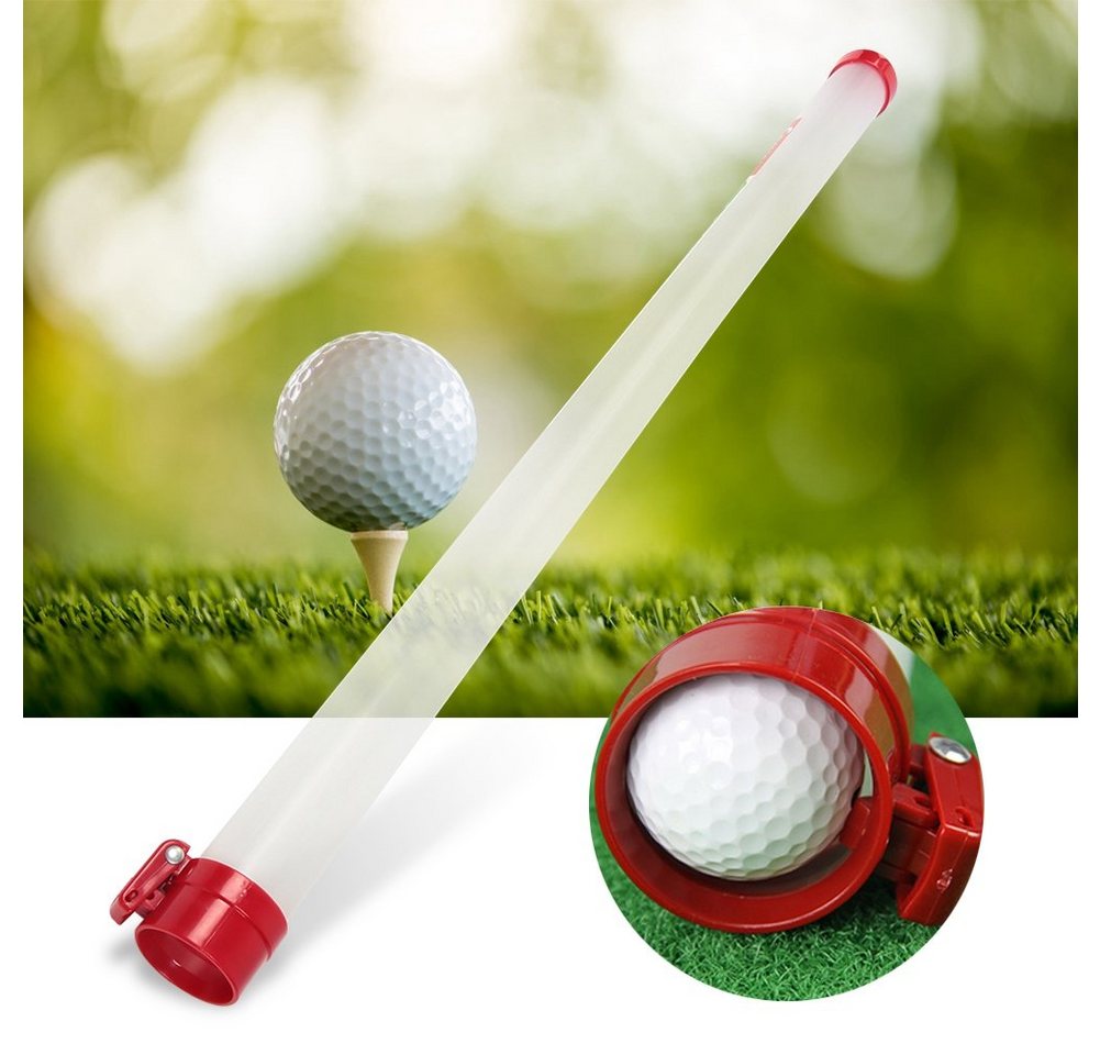 KIKAKO Ballsammelröhre Golfball-Aufnahmerohr,21-Bälle-Aufnahmerohr für Golfübungshilfe von KIKAKO