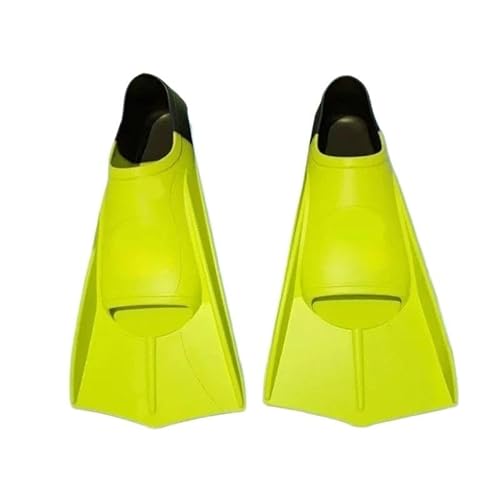 Tauch-Flip-Flops, verstellbare Herren- und Damen-Freistil-Tauch-Trainingsschuhe, Silikon-Flip-Flops ( Color : Green Black , Size : M-36-38 ) von KIKYKUBBLETASW