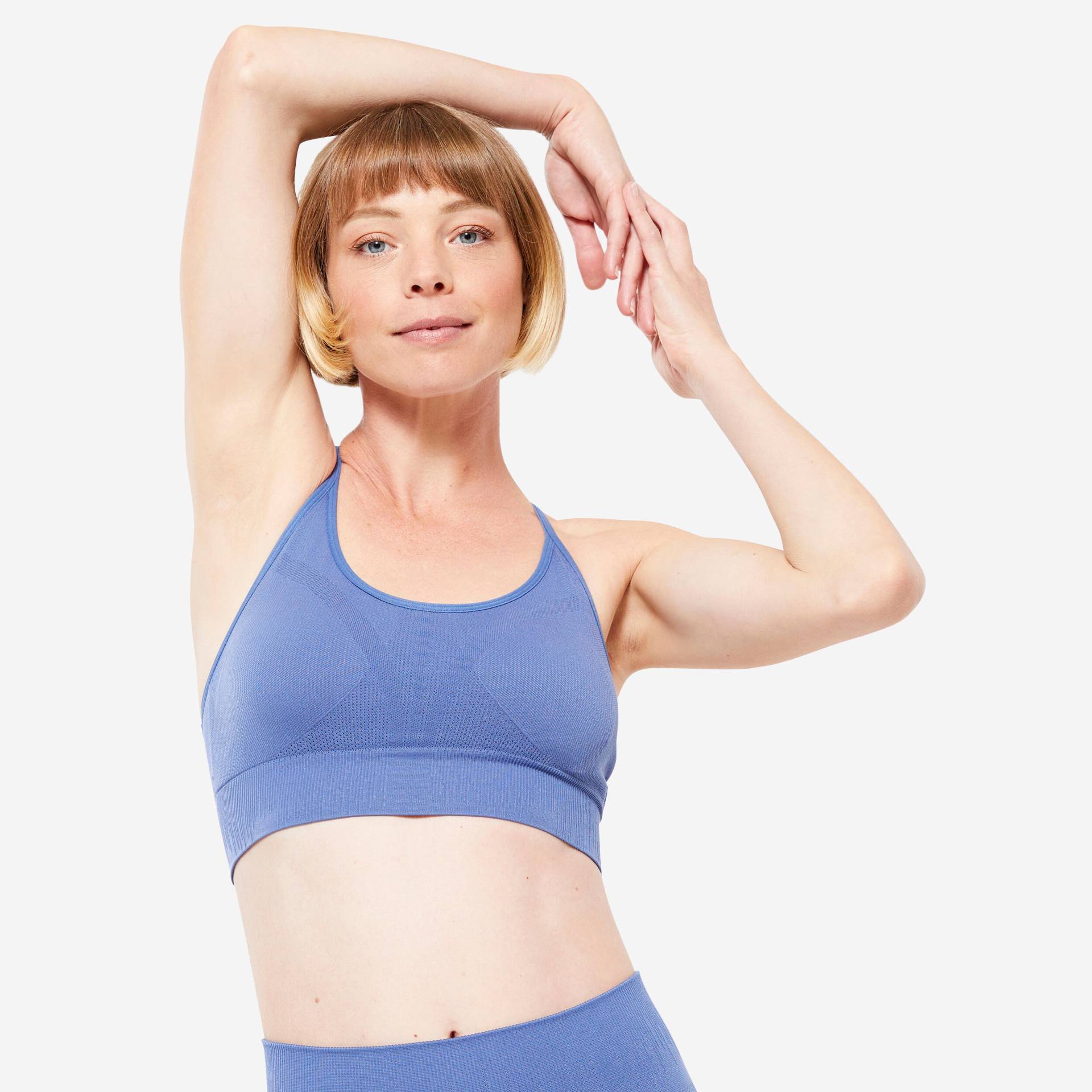 Bustier Yoga nahtlos - Premium blau von KIMJALY