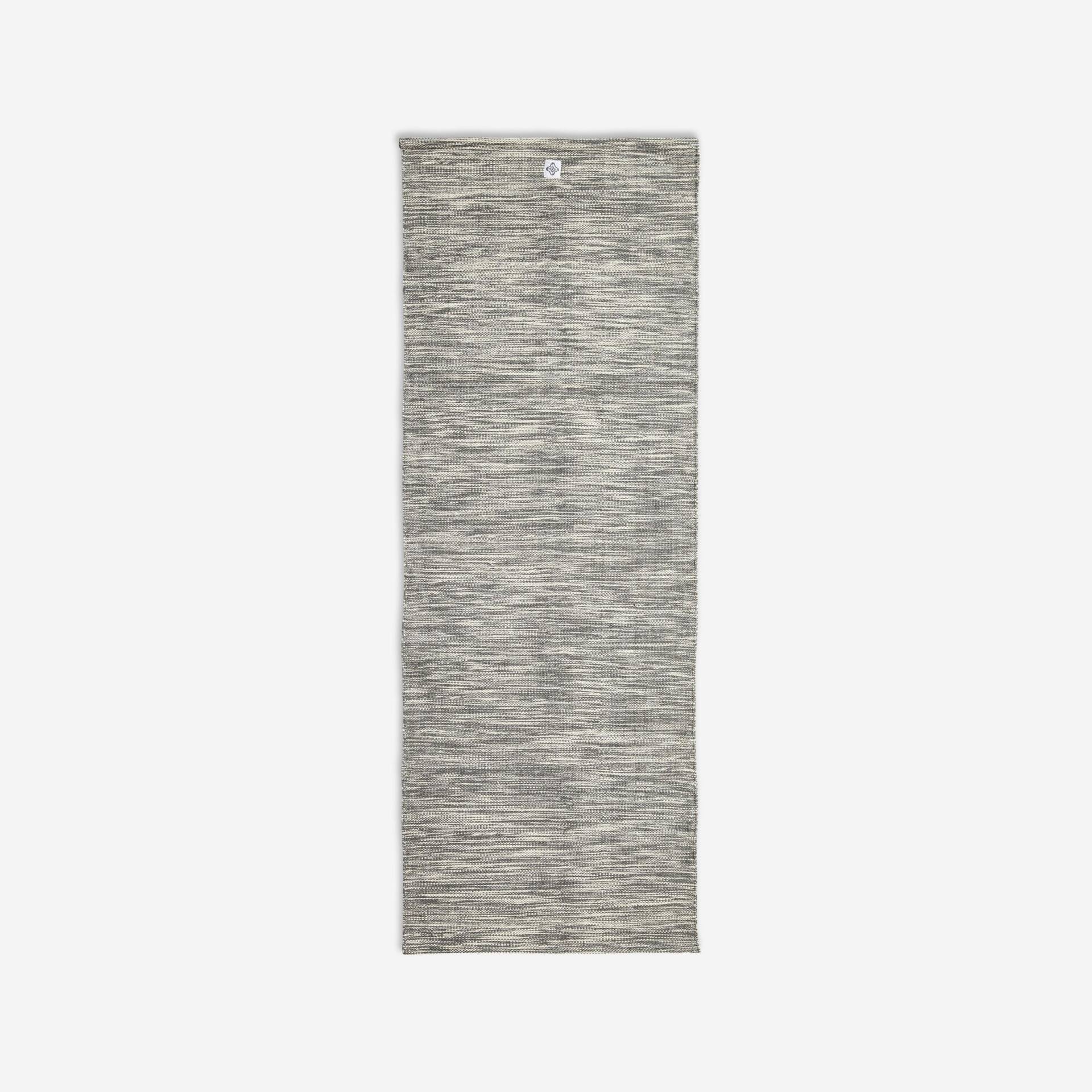 Yogamatte/Mattenauflage für sanftes Yoga Baumwolle 183 cm × 68 cm × 4 mm - graumeliert von KIMJALY
