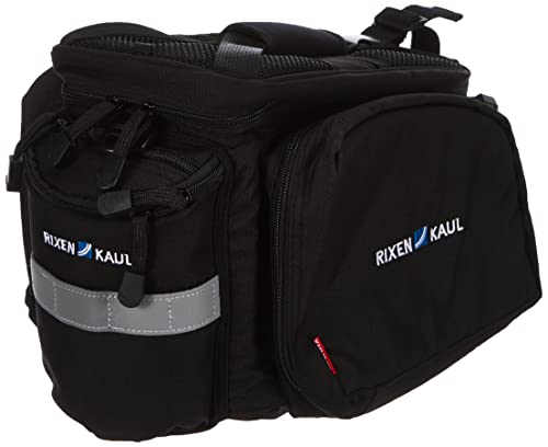KLICKFix Unisex-Adult Rackpack 2 Plus Uniklip Gepäckträger Tasche, Schwarz, One Size von KlickFix