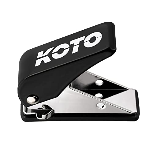 KOTO Flight Lock Punch Machine, Schwarz, Flightlocher, Passenden Löcher in eure Flights stanzen, um Flightringe nutzen zu können. von KOTO darts