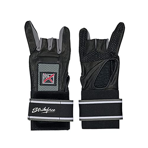 KR Strikeforce Unisex-Erwachsene Positioner Glove-Right Medium Black/Grey Pro Force Positionierungshandschuh, rechte Hand, Größe M, Schwarz/Grau von KR Strikeforce