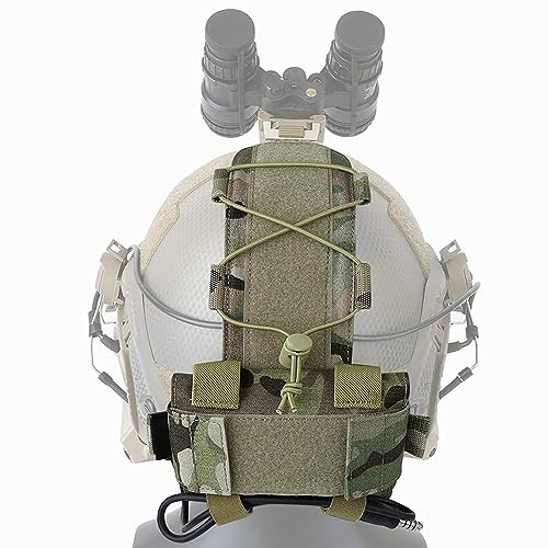 Taktische Helm Batterie Tasche, Gegengewicht Tasche Ausgleichsgewicht Tasche mit Klettverschluss für MK1 Taktische Helme von KRYDEX