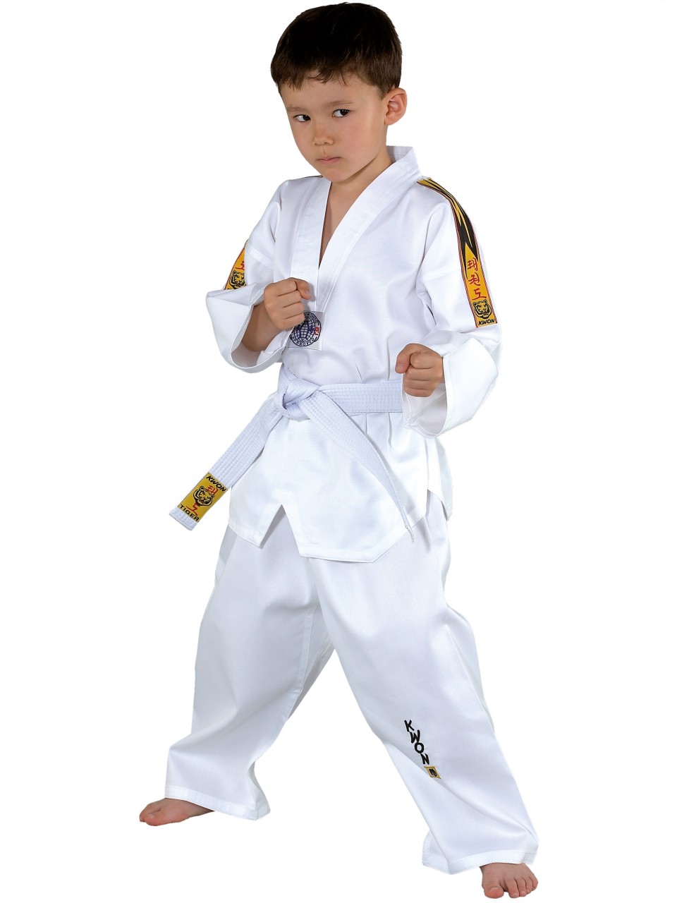 KWON CLUBLINE Kinder Taekwondo Anzug Tiger von KWON CLUBLINE
