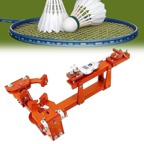 Badminton Racket String Threading Maschine Tennisschläger Einfädelmaschine Schlägerrahmen Einfädelmaschine Schlägerbespannungswerkzeuge für DIY-Squash-, Tennis- oder Badmintonschläger von KYZTMHC