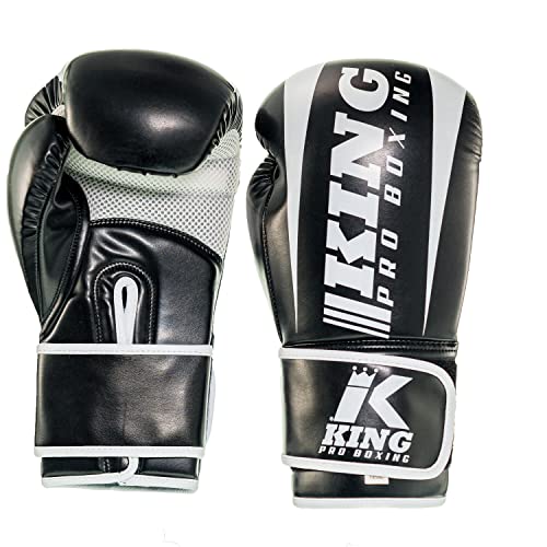 King PRO Boxing Boxhandschuhe, Revo 1, schwarz Größe 12 Oz von King